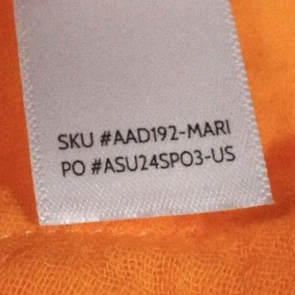 XL Andie Barreta Dress $118 Swim Coverup Dress Orange Cotton Gauze New NWOT - Picture 10 of 13